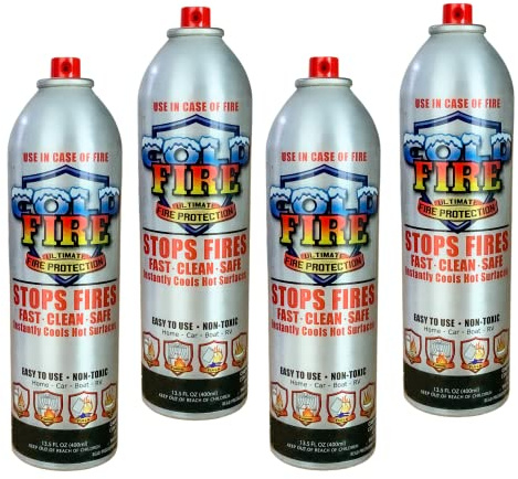 Cold Fire 13oz- Ultimate Fire Protection (4pack)