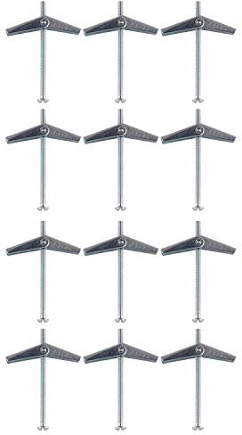 Fixte tasselli con vite per porte e pareti in cartongesso cava, confezione da 12