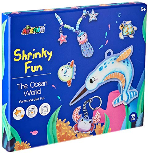 AVENIR Craft Kit Shrinky Fun Ocean World