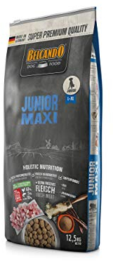 BELCANDO Junior Maxi [12,5 kg] Hundefutter | Trockenfutter für Junghunde großer Rassen | Alleinfuttermittel für Junghunde ab 4 Monaten