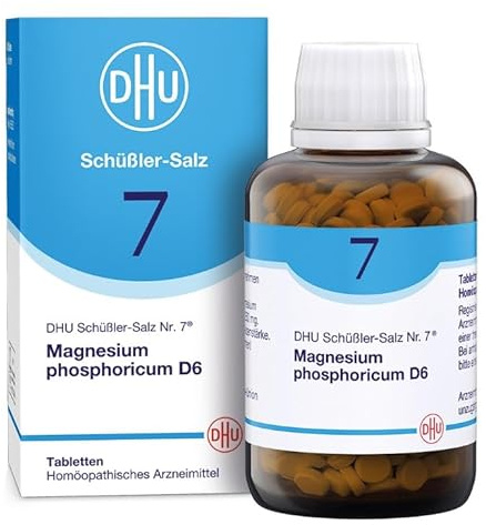 DHU Schüßler-Salz Nr. 7 Magnesium phosphoricum D6, 900 St. Tabletten | Das Mineralsalz der Muskeln und Nerven – das Original – umweltfreundlich im Arzneiglas