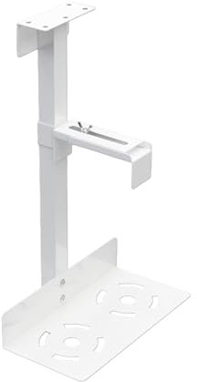 Hailerio Supporto per PC sotto scrivania e parete, supporto CPU sotto scrivania,Supporto CPU a parete e sotto la scrivania - Supporto da banco da parete per computer regolabile a 360 gradi, può