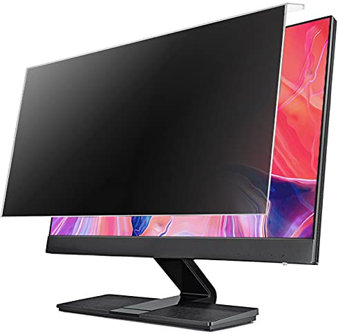 SnamicE Monitor Privacy Filter, Screen Hanging Privacy Filter, Anti glare Anti blue Light Eye Protection Acrylic Protective Film, 17-32 Inch, Suitable for Schools,19in(425 * 277mm)