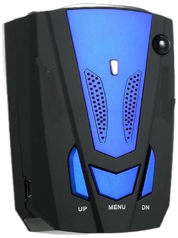 Laser Radar Detector for Car - Long Range 360 Degree Protection with Voice Alerts and Speed Camera Alerts - DC 12V Vehicle Radar Detector