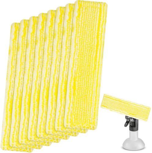 FenstersaugerÓ 8 Pièces Vadrouille en Microfibre Compatible avec Lave Vitre Karcher WV2 WV5 WV6 Plus Premium