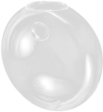 CLISPEED Jarrón Hidropónico Transparente de Vidrio para Colgar Maceta Pequeña para Plantas Hidropónicas Diseño Ahorra Espacio para Suculentas y Plantas de Interior