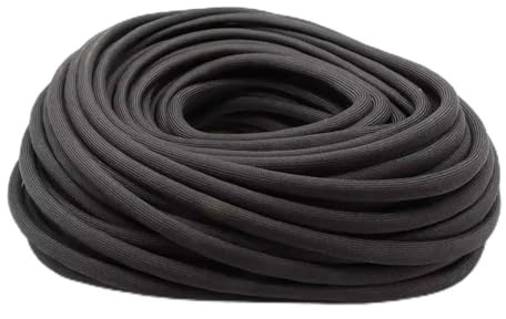 Gaine tressée en Fibre de Verre Haute température 10 m - Gaine Isolante 600 °C for câbles et Fils - Protection Thermique Polyvalente(1.5mm)