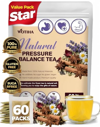 Natural Pressure Balance Tea 120g.100% natural ingredients Herbaly Heart Functional Tea.Additive-Free • Caffeine-Free • Sugar-Free • Vegan