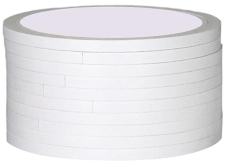 Ruban Adhésif Double Face De 10 Mètres 10 Rouleaux D' Puissant Polyvalent Robuste Pour La Maison L'école Et Le Bureau À L'aide De Papier Double Face
