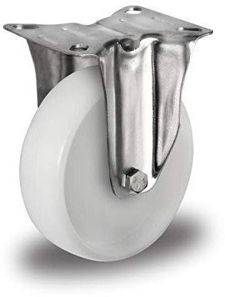 der ROLLENDE SHOP - Bockrolle Durchmesser 160 mm - Serie N0N0 Gleitlager Edelstahl