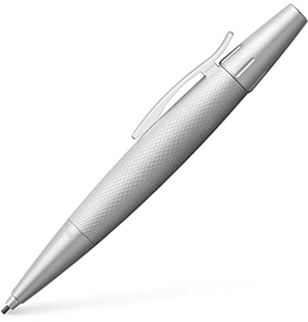 FABER-CASTELL - Porte-mine e-motion Pure Silver, dureté B