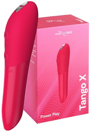 We-Vibe Tango - vibrador de viaje, bala vibradora 8 niveles de intensidad, batería recargable, pequeña, silenciosa e impermeable