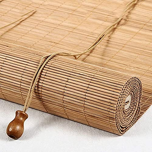 JIAOLUN123 Tapparella in Bamboo Tenda a Rullo in bambù Oscurante 65% Filtro Luminoso Cortina di bambù tapparelle Protezione dal Sole e dalla Privacy,Tende Romane per finestre e Porte (60 x 120 cm)