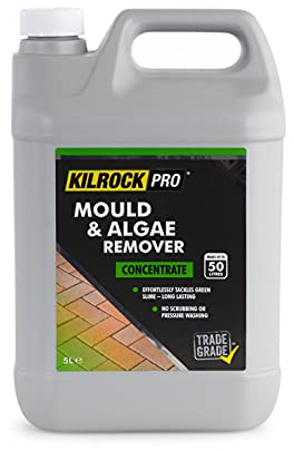 Kilrock Mould & Algae Remover 5L - Destroys mould in damp places - Trade strength formula