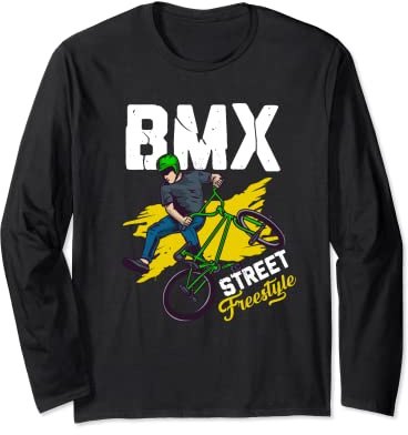 Bmx Street Freestyle - Bmx bici Bmx accessori Bmx bambini Maglia a Manica