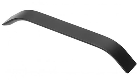 Gedotec Möbelgriff aus Aluminium |1 Stück | Griffe für Küchenschränke inkl. Befestigungsmaterial | MAGIC | Möbelgriffe Schwarz matt mit BA 320 mm | Türgriffe für Schränke