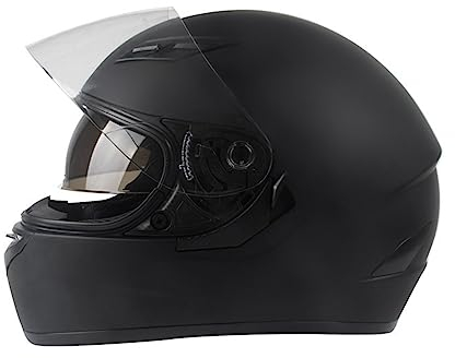 MOTESEN ECE-geprüfte Motorräder Integralhelme ABS Touring Scooter Motorrad für Herren Standard Motorrad Integralhelme ABS Frühling, Sommer, Herbst und Winter Jahreszeiten