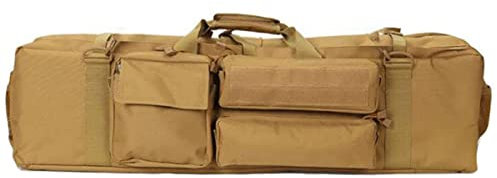 Gewehrrucksack Weiche Gewehrkoffer Gewehrkoffer, Gewehrkoffer, Doppel-Gewehrtasche, 2 Gewehre, verstaubare Rucksackgurte, wasserdichter, gepolsterter, abschließbarer Karabiner- oder Langwaffenkoffer,