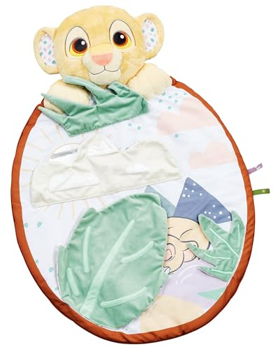 Rainbow Designs Disney Spielmatte König der Löwen für Babys - Lebendige Farben, Abwechslungsreiche Texturen, Interaktive Elemente für taktile Erkundung - Sensorisches Spielzeug für Neugeborene bis