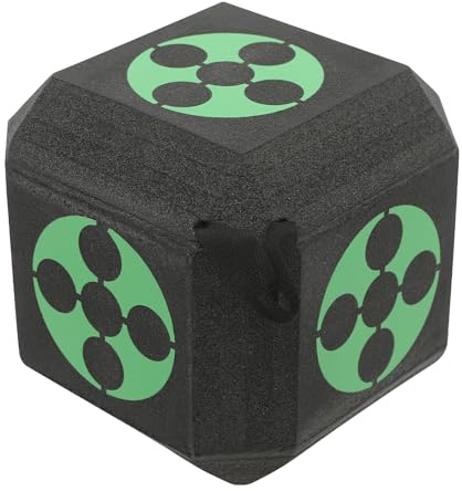 TFGXUE Cible d'entraînement au tir à l'arc cube XPE, 23 x 23 x 23 cm