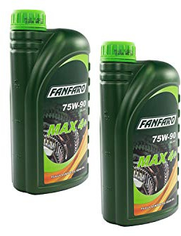 Getriebeöl FANFARO MAX 4+ 75W-90 GL-4+ API GL44 Schaltung 2 X 1 Liter