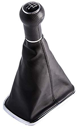 5 Gang Auto Schaltknauf Schalthebel Schaltsack Schaltmanschette Bora