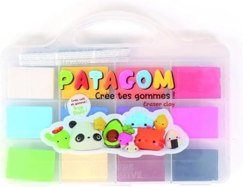 Graine Créative Patagom 12-Farben-Modellier-Radiergummi