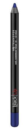 BLACK UP - Crayon Khôl Waterproof - Multi-Usage - Texture Crémeuse - Haute Pigmentation - Tenue 12h (Bleu)
