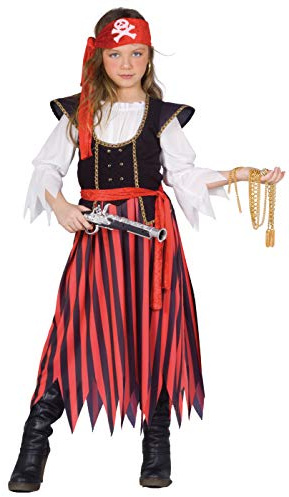 Ciao Piratessa maskeradkostym för barn (storlek 3–4 år)