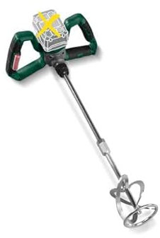 Kompernass Parkside PFMRA 20-Li A1 20V Akku-Paddelmischer mit bürstenlosem Motor – bloße Einheit nur für flüssige und pulverförmige Baustoffe