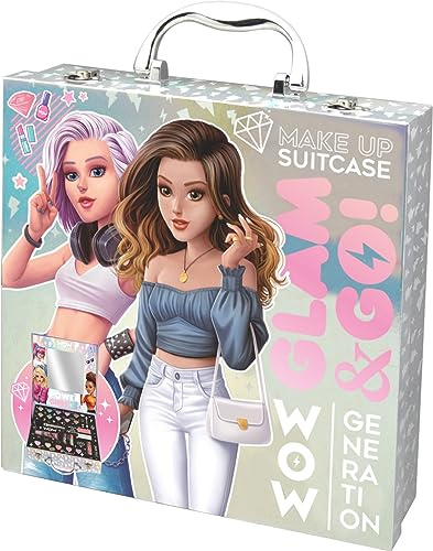 WOW GENERATION - Maletín de Maquillaje Glam & Go, Set de Maquillaje para Niñas, Maquillaje Infantil, Juguete Niña, Ideal para Regalar