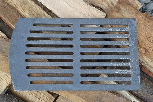 SEZAM Rejilla de Hierro Fundido para Horno y Chimenea, 33 x 19 cm, Diferentes Diámetros, Piezas de Repuesto