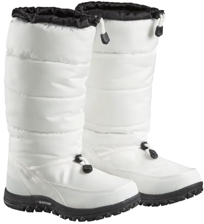 Baffin Women's CLOUD Tall Waterproof Insulated Lightweight Tundra-Rated Slip-Resistant Cold Weather Winter Snow Boots, White, 11