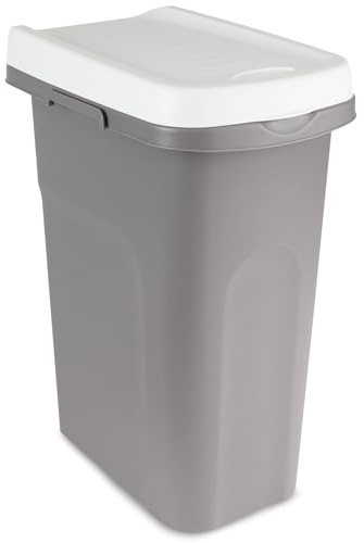 40L Mülleimer weiss Küche Mülltonne Abfalleimer Trash Bin Gelber Sack Müll