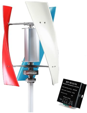 HUIZHITENGDA 24v,4000 W 48 V 24 V 12 V Dreiphasiger Vertikal-Windgenerator, Vertikalgenerator Permanentmagnet-Aufhängung Windturbine Windkraftanlage Für Den Heimgebrauch