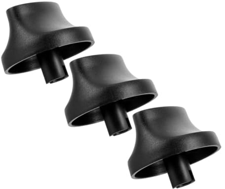 Bouton Rotatif de Commande de Minuterie 3 Pièces en Plastique Noir | Interrupteur à Minuterie Mécanique, pour Remplacement Équipement Cuisine et Cuiseur à Riz
