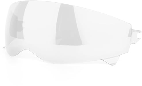 UYTKTN Moto Visière de Casque pour Scorpion EXO Covert KS-8, Verres de Casque de Moto Visière Teintée pour Casque de Moto Accessoires de Remplacement Pare-Brise,C Transparent