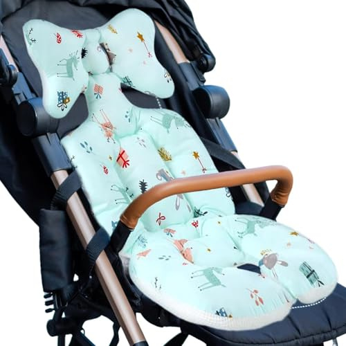 Silla de coche para bebés, funda universal para cochecito, Cojín de cochecito de bebé Cojín transpirable para cochecito Forro de cochecitos y tronas