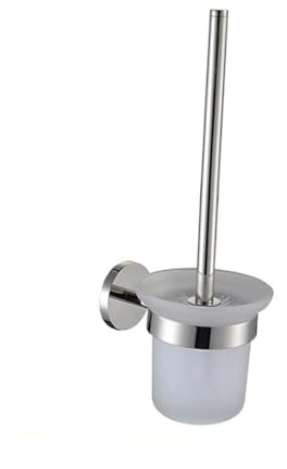 BAZEITFLOW Support Mural pour Brosse WC Brosse De Toilette avec Support Acier Inoxydable pour Salle De Bain Compacte