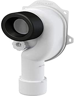 AlcaPlast A45 Urinalsiphon Pissoirsiphon DN50 x DN40/50 Absaugsiphon, Anschluß:senkrecht