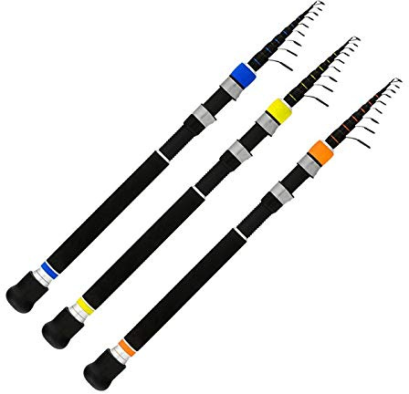 Tubertini Seabait 2.40 m Teleskopische Bolo Rute Boot Grund Meer Carbon