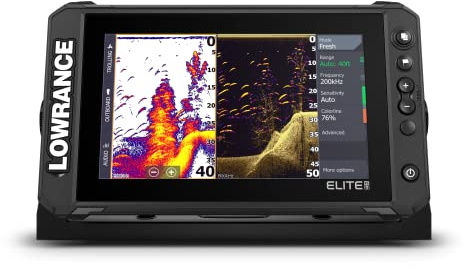 Lowrance Elite FS 9 Fischfinder mit 3-in-1 Active Imaging Wandler, vorgeladen, C-MAP Konturen+Grafiken