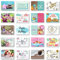 Domelo Geburtstagskarten 20er Set mit Umschlag, Happy Birthday Postkarten, Kraftpapier Karten zum Geburtstag, Geburtstagskarte für Mann/Frau/Kinder, Postkarte als Grußkarten, (Set 3)