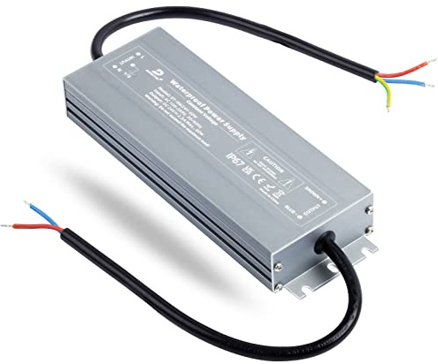 LED Trafo 24V 60W 2.5A IP67 Netzteil Wasserdicht für Außen Treiber Outdoor | Transformator 230V AC auf Gleichstrom, LED Driver Wasserfest für Feuchtraum Badezimmer