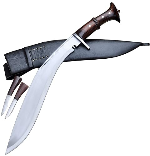 THE NEPAL 40 cm lange Klinge, historisches Kukri-Khukuri-großes Gurkha-Messer, geschmiedet, nepalesisch, authentische Gurkah-Kukri-Machete