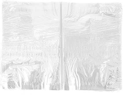 SOLUSTRE 100 Stück Pvc Schrumpfbeutel 20x40cm Heißsiegel Folienbeutel Für Seifen Kerzen Geschenke Schrumpfverpackung Transparent