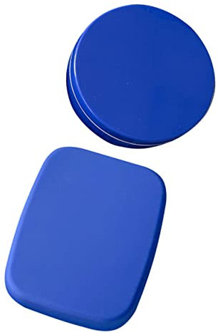 WATIIFUFU 2st Farbige Kontaktlinsen Kosmetischer Träger Kontaktlinsenbehälter-kit Kontaktlinsenhalter Kontaktlinsenzubehör Rgp Werkzeug Zum Einsetzen Und Entfernen Von Linsen - Fall Pp Blue