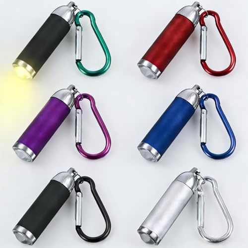 Gadpiparty Mini Taschenlampe SchlüSselanhäNger Mit Kletterhaken Kompakte Kleine Led Taschenlampe FüR Outdoor Camping Und Zuhause 1 StüCk 1.97X0.59X0.59In