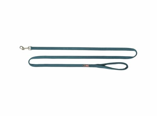 TRIXIE Premium Leine, extra lang, DOB Schicht, XS, Petblau