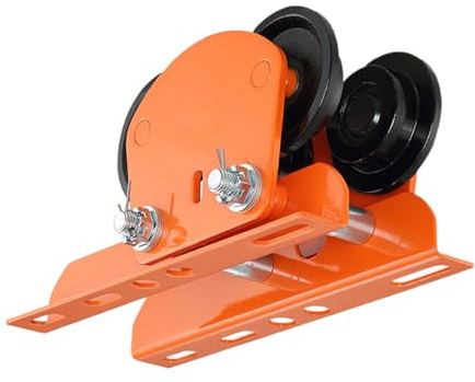 Manual Hoist Trolley - Push Beam Trolleys | Alloy Steel Garage Hoists | Heavy Duty Small Crane | Straight Curved I Beam | Electric Hoistss Manual Troley for Workshop Construction Industrial Household
